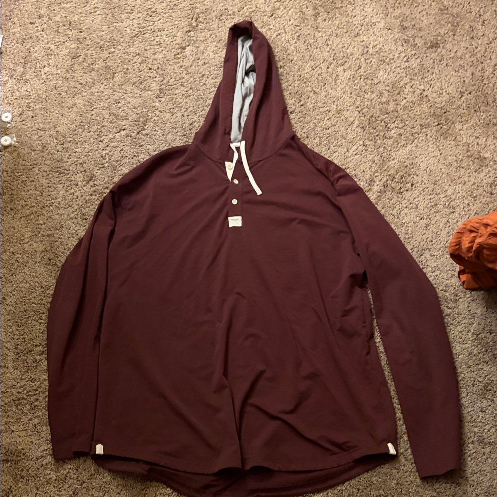 BYLT Basics Maroon Hoodie Shirt
